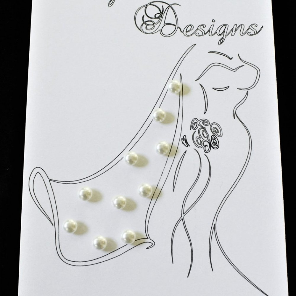 Veil Weights / White Pearl Veil Weight / Bride Gift / Shower Gift / Wedding Veil